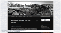 Desktop Screenshot of galileeprehistoryproject.org
